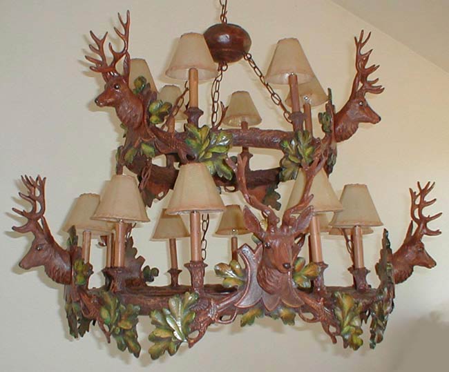 Rustic chandelier